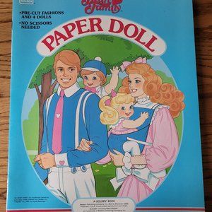 Vintage Mattel Heart Family Paper Dolls Book